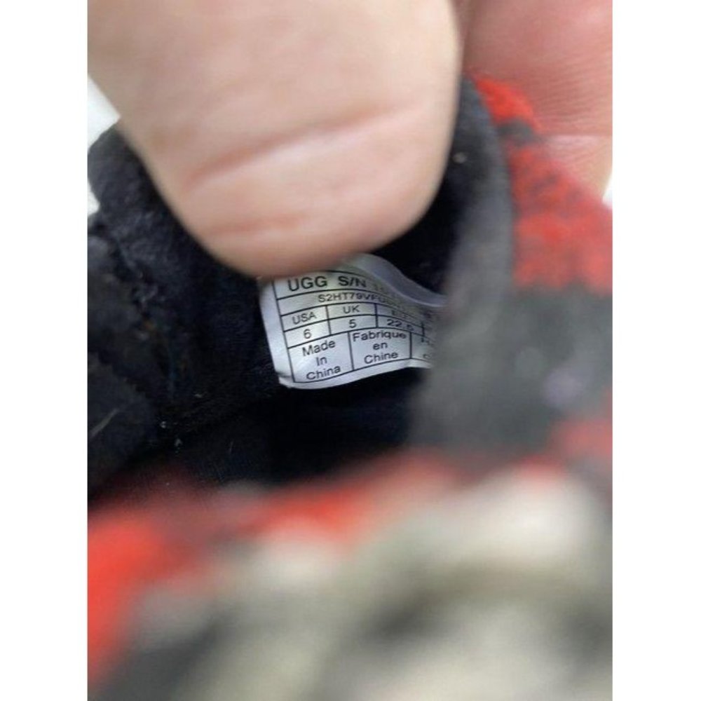 ugg australia blackred blackred childrens bootsboo - Picture 7 of 8